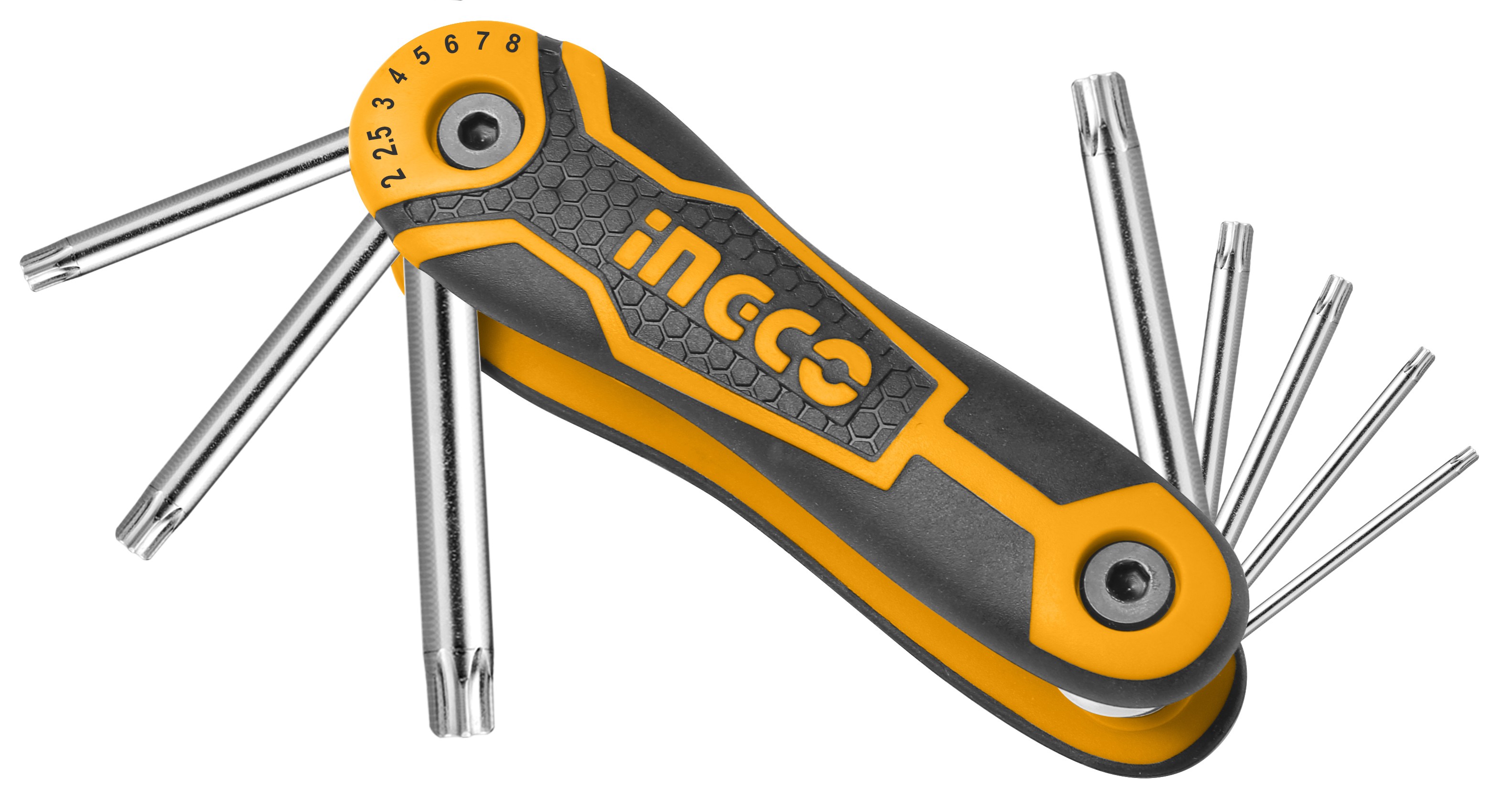 SET 8 CHIAVI TORX POCKET - Ingco Italia