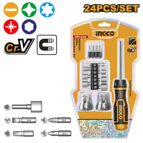 SET 24 PZ CACCIAVITE CON INSERTI